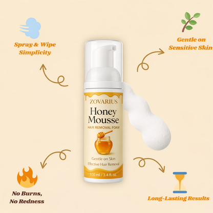 HoneyMousse™ - Silky Smooth Skin in Minutes, Zero Irritation Guaranteed