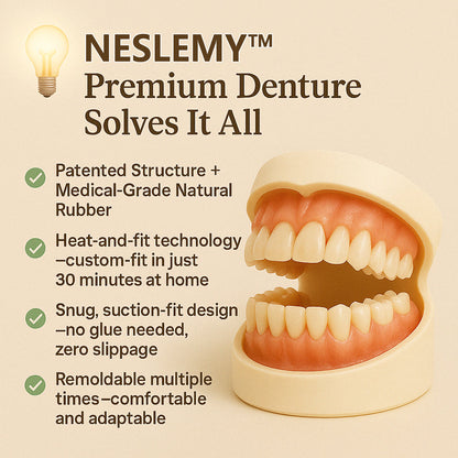 NESLEMY™ - The Last Denture Fix You'll Ever Need