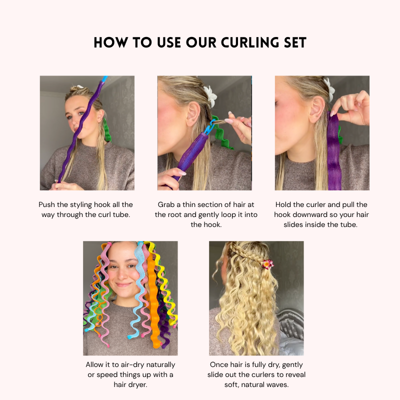 CurlCraft™ - Achieve Perfect Curls Without Heat Damage