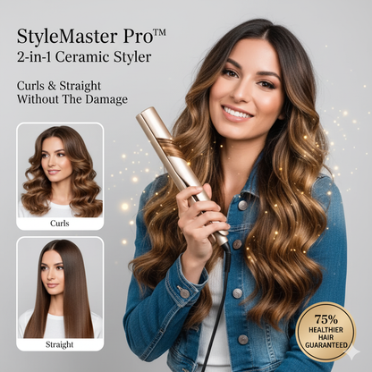 StyleMaster Pro™ - Achieve Salon-Quality Curls and Sleek Hair Effortlessly