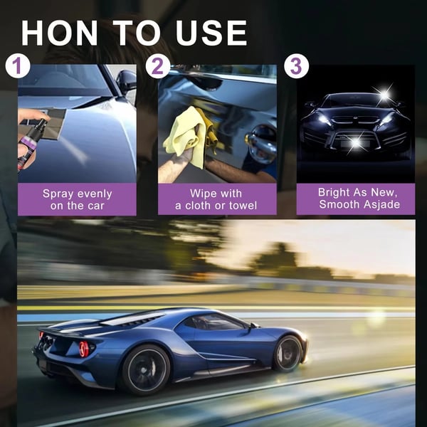 NANOSHIELD™ - Transform Your Car's Shine with 3-in-1 Ceramic Protection