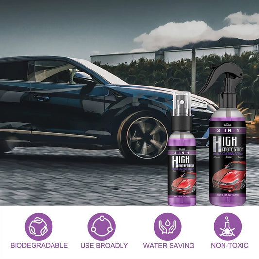 NANOSHIELD™ - Transform Your Car's Shine with 3-in-1 Ceramic Protection